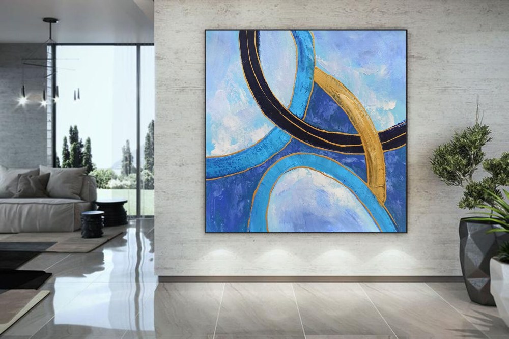 Blue Wall Art #ABSH189