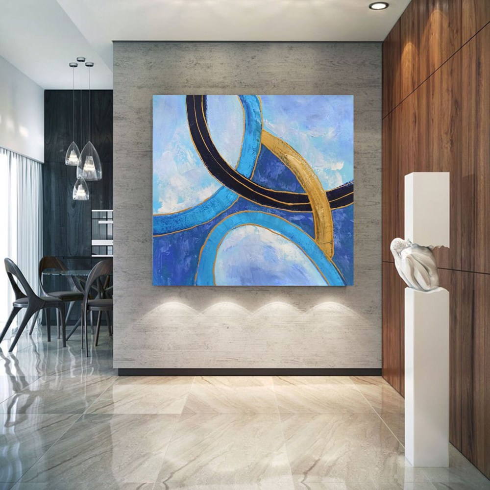 Blue Wall Art #ABSH189