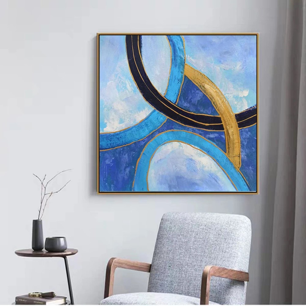 Blue Wall Art #ABSH189