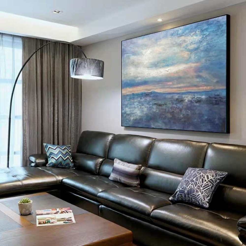Blue Abstract Painting #ABSH162
