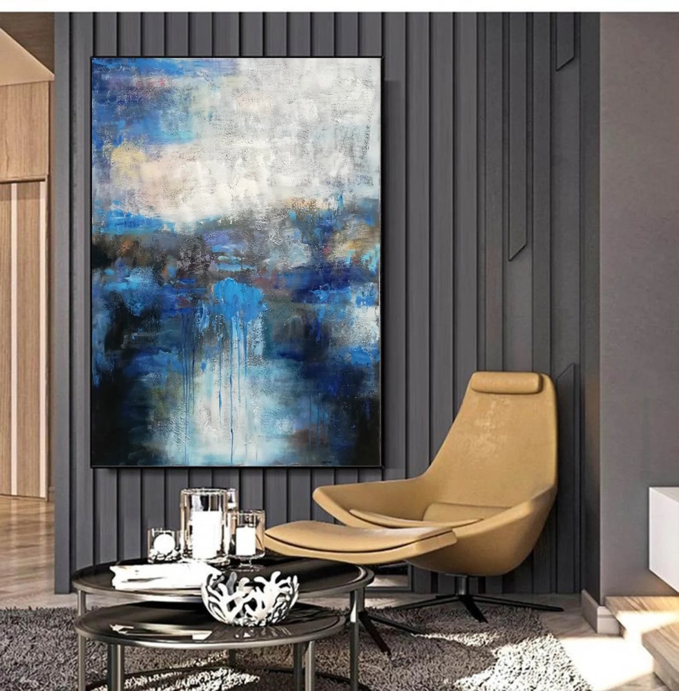 Blue Abstract Painting #ABSH165