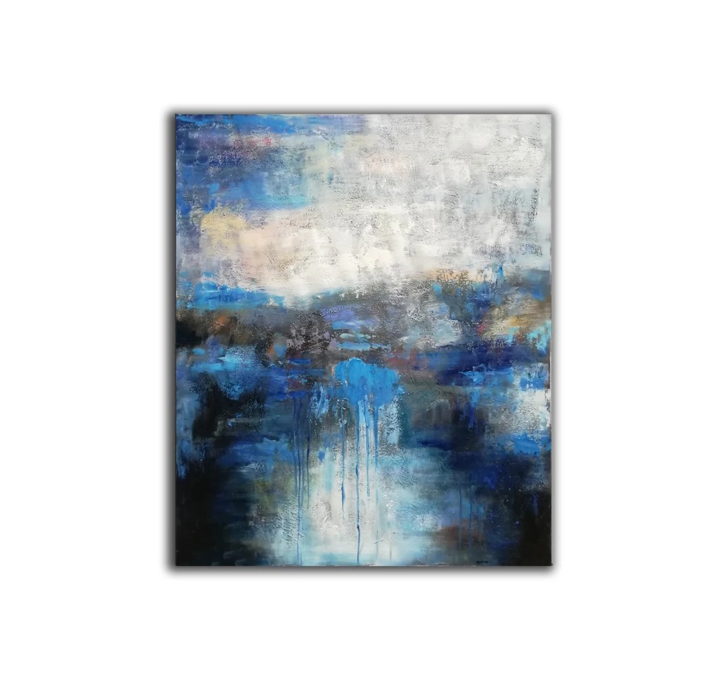 Blue Abstract Painting #ABSH165