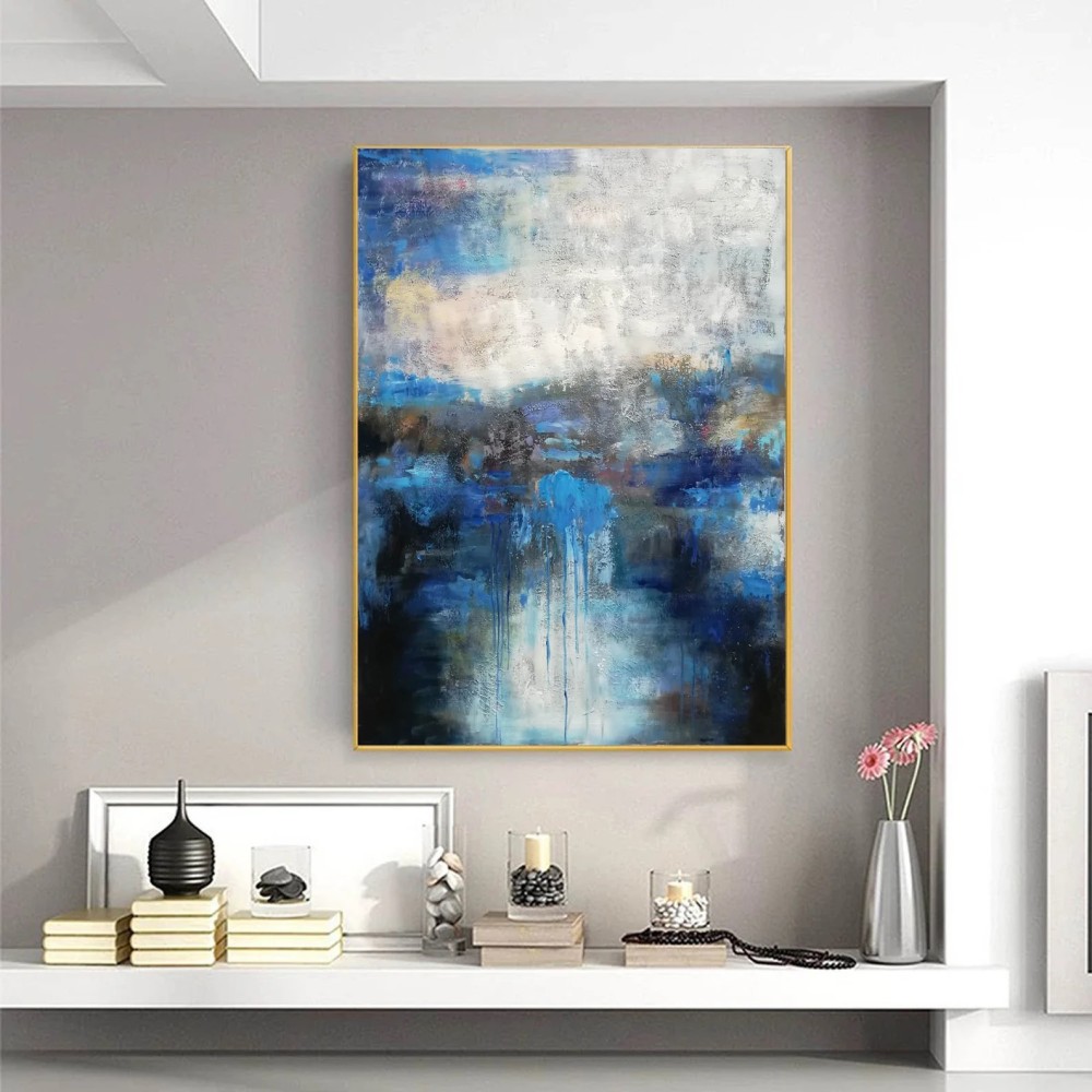 Blue Abstract Painting #ABSH165