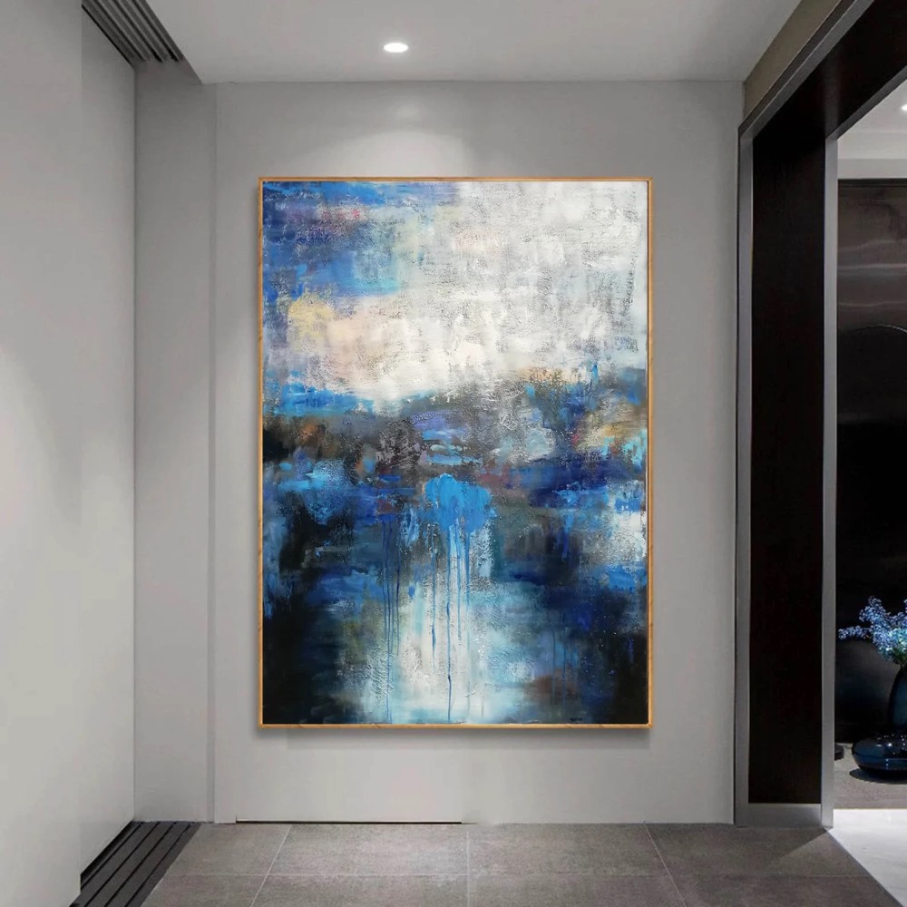 Blue Abstract Painting #ABSH165