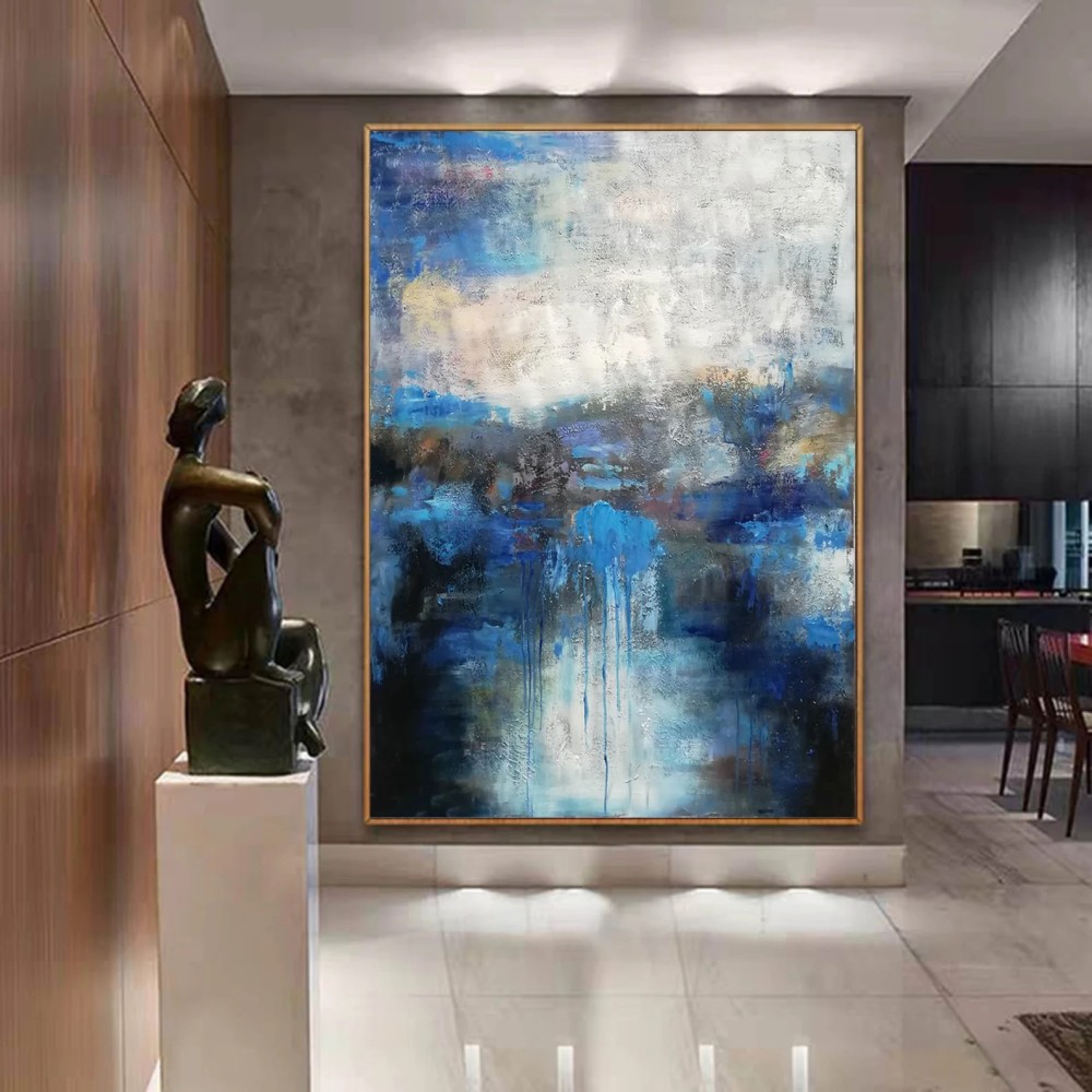 Blue Abstract Painting #ABSH165