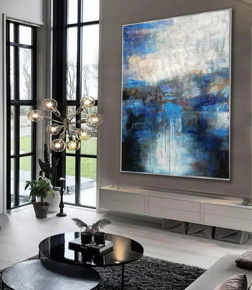 Blue Abstract Painting #ABSH165
