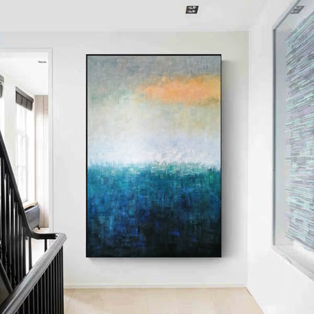 Blue Abstract Art #ABSH166