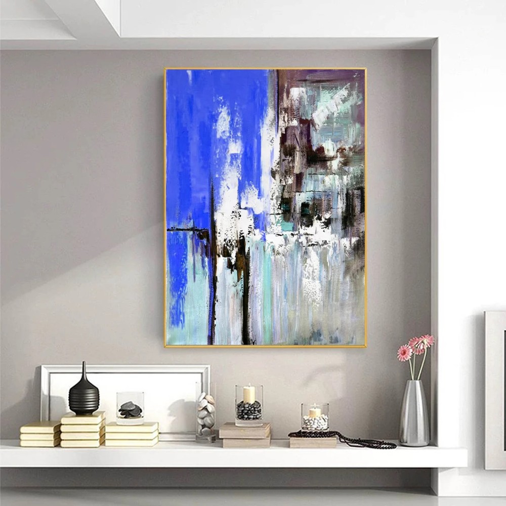 Blue Wall Art #ABSH174