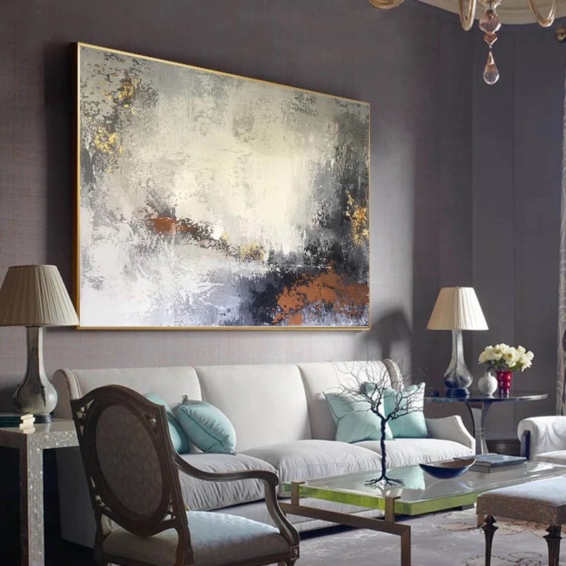 Large Abstract Painting #ABSH342