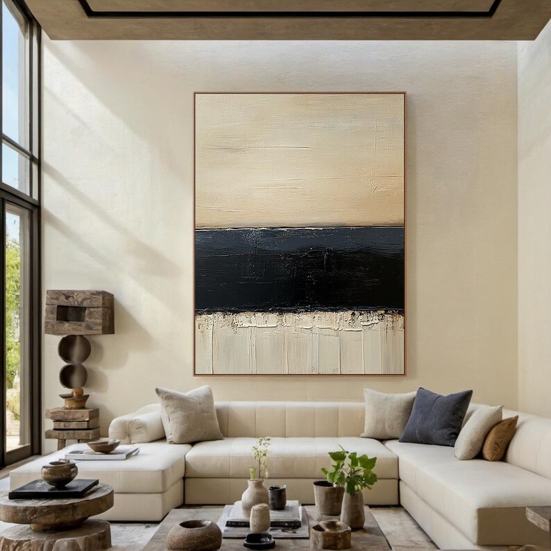Beige Minimalist Art #ABSL36