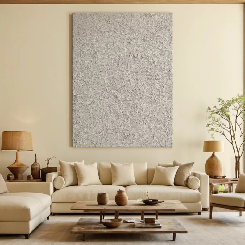 Beige Abstract Painting #ABSL50
