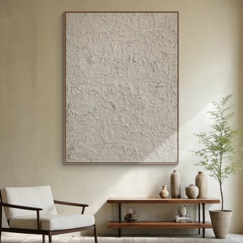 Beige Abstract Painting #ABSL50