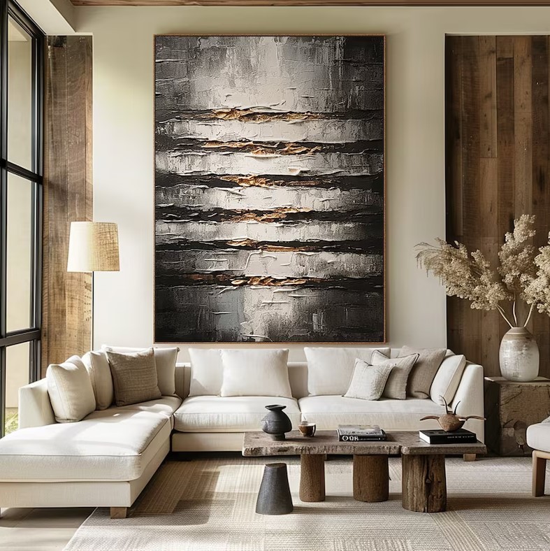 Wabi-Sabi Canvas Painting #ABSL102