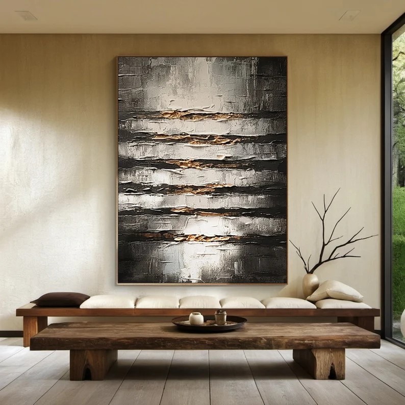 Wabi-Sabi Canvas Painting #ABSL102