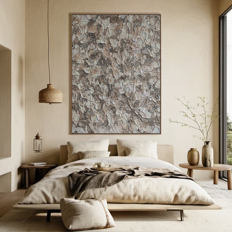 Brown & White Minimal Art #ABSL1