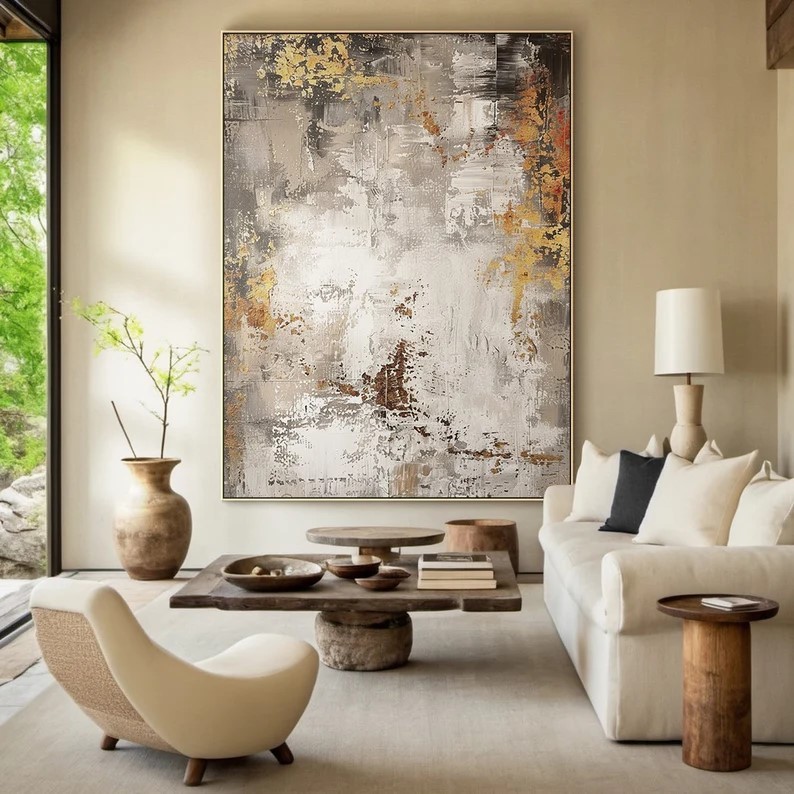 Abstract Painting on Canvas #ABSL129