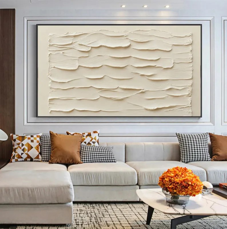 Beige Texture Art #ABSM113