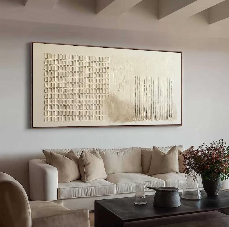 Beige Texture Art #ABSM6