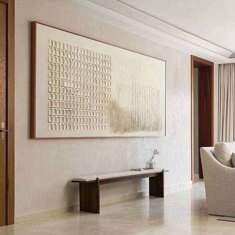 Beige Texture Art #ABSM6
