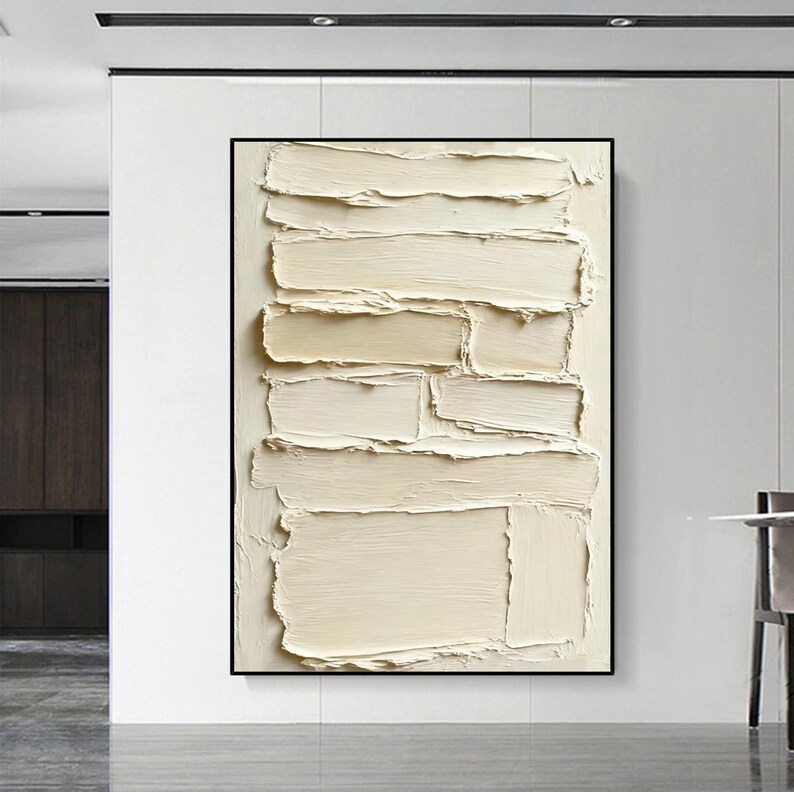 Beige Oil Painting #ABSM11