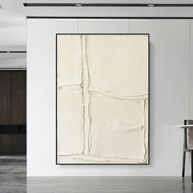 Beige Minimalist Painting #ABSM29