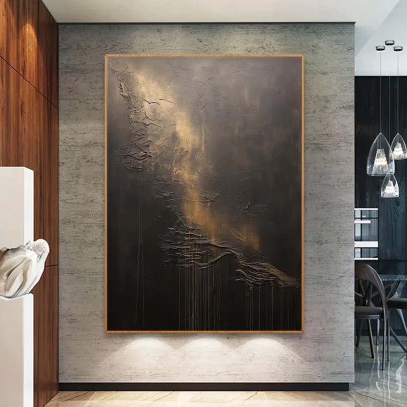Black Minimalist Art #ABSM121