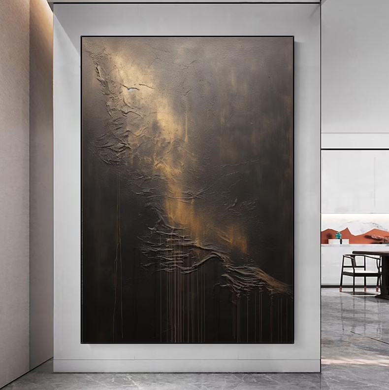 Black Minimalist Art #ABSM121