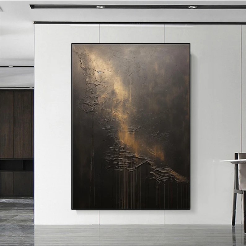 Black Minimalist Art #ABSM121