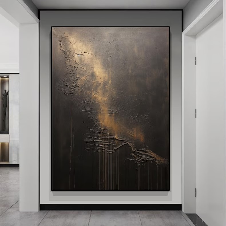 Black Minimalist Art #ABSM121