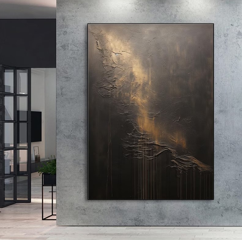 Black Minimalist Art #ABSM121