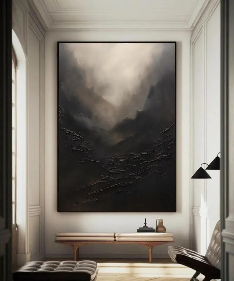 Mountain Landscape Painting #ABSM122