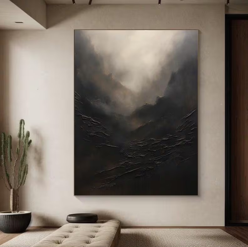 Mountain Landscape Painting #ABSM122