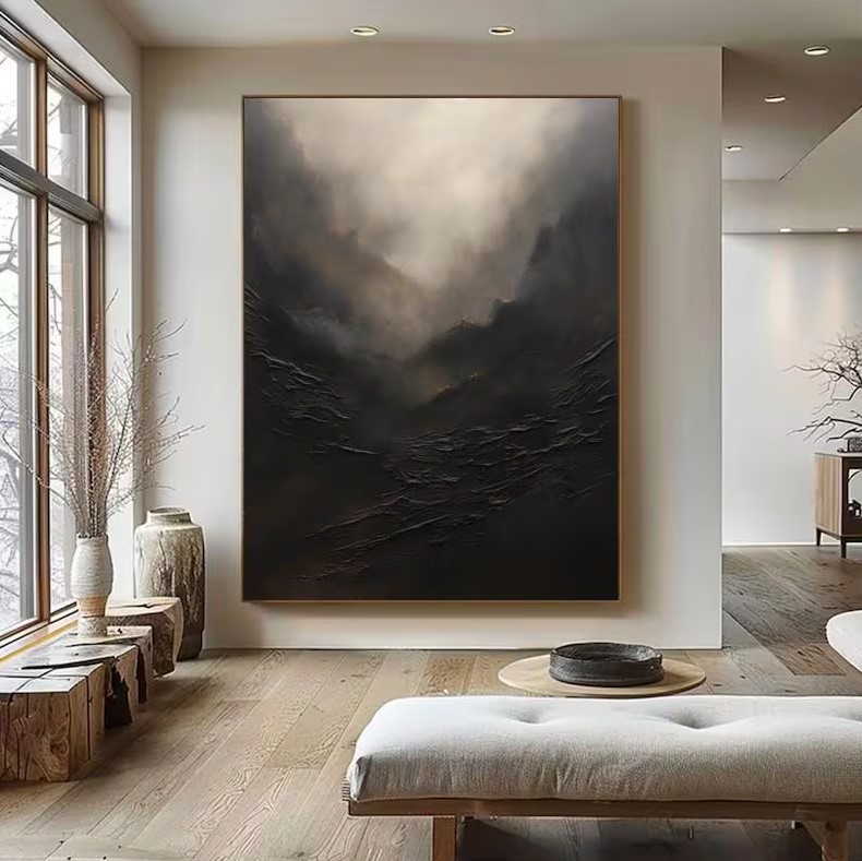 Mountain Landscape Painting #ABSM122