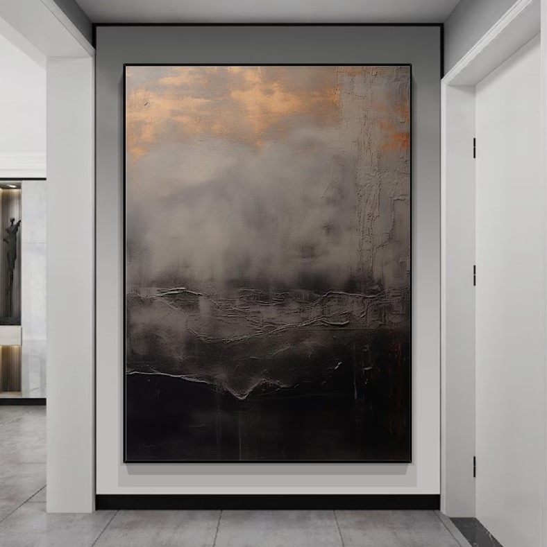 Black Canvas Art #ABSM123