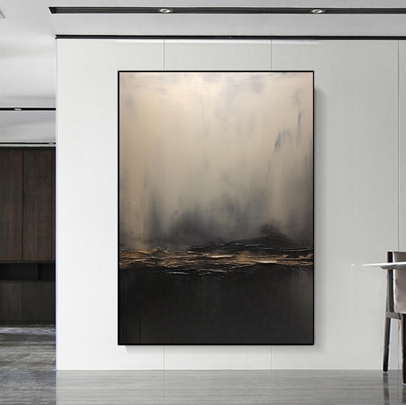 Black Wabi Sabi Art #ABSM125