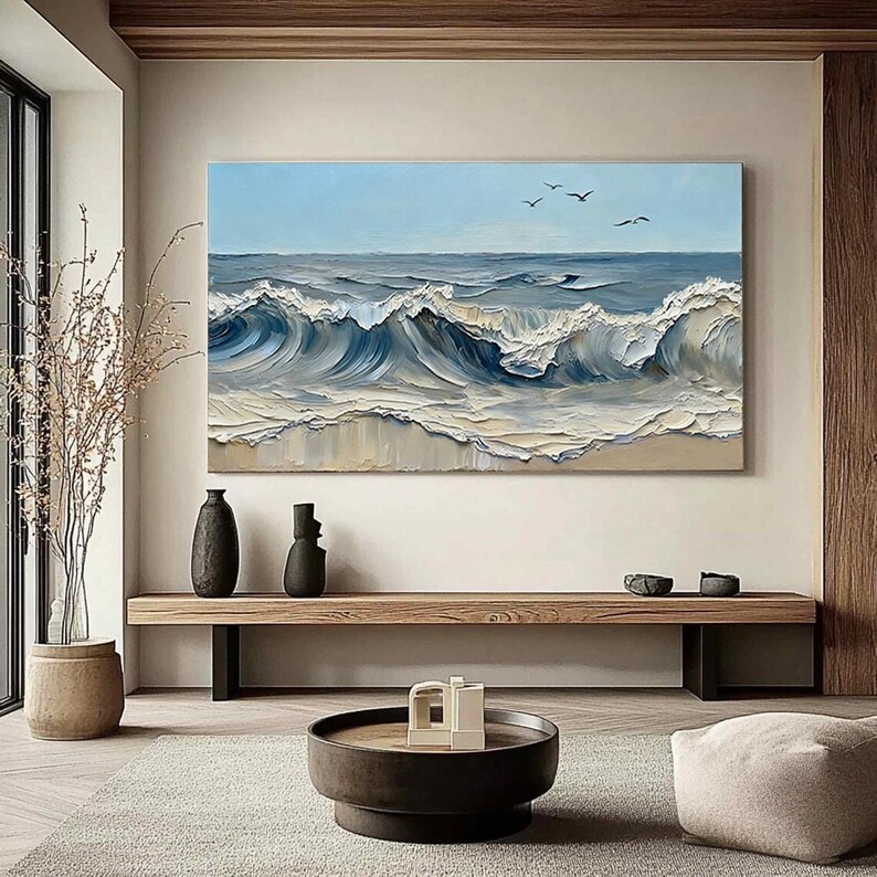 Wave Oil Painting #ABSM159