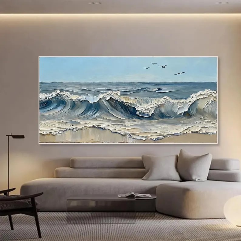 Wave Oil Painting #ABSM159