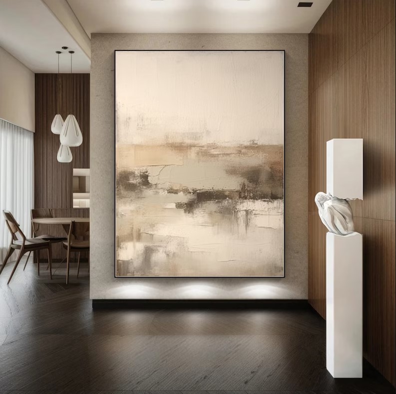 Beige Wall Art #ABSM71