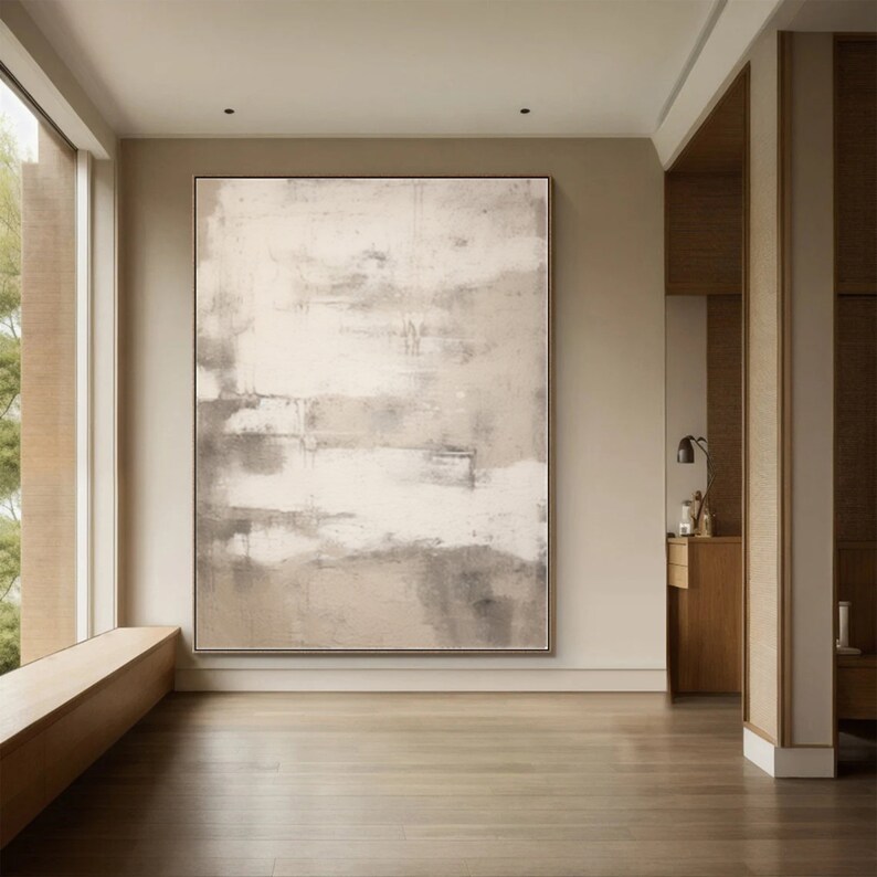 Beige Wabi Sabi Art #ABSM85