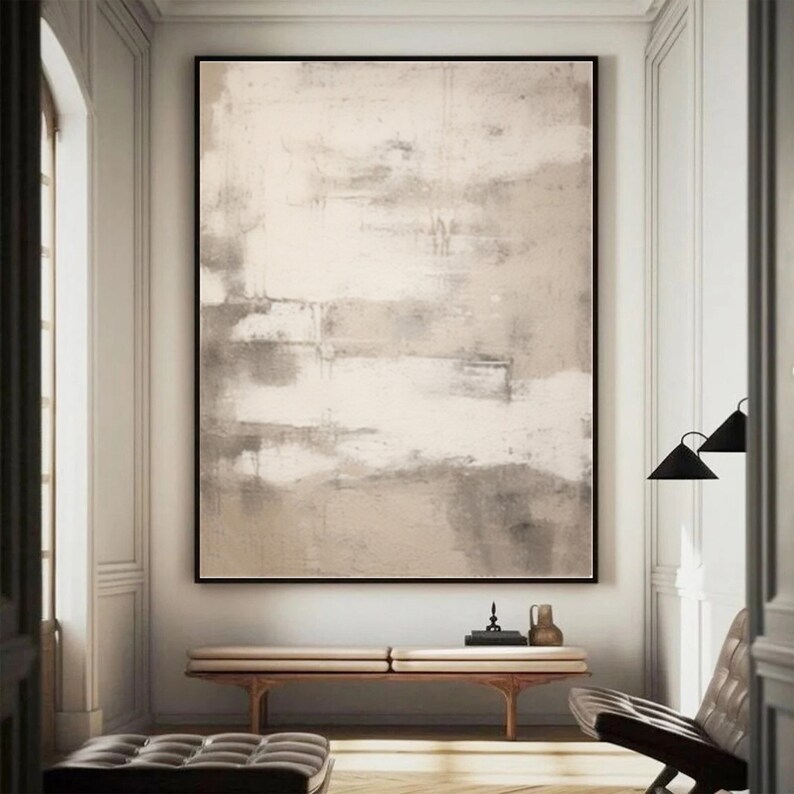 Beige Wabi Sabi Art #ABSM85