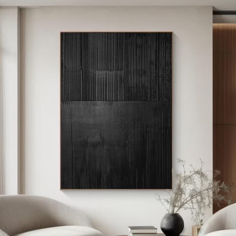 Black Abstract Art #ABSI71