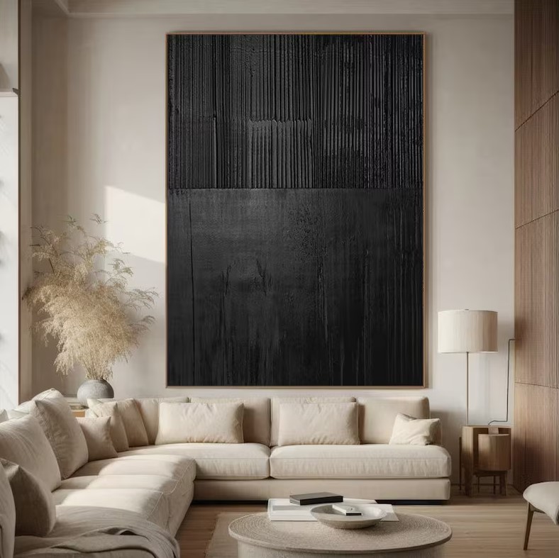 Black Abstract Art #ABSI71