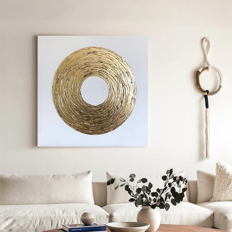 Gold Textured Art #ABSI24