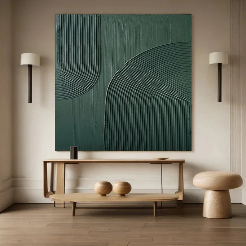Green Canvas Art #ABSI29