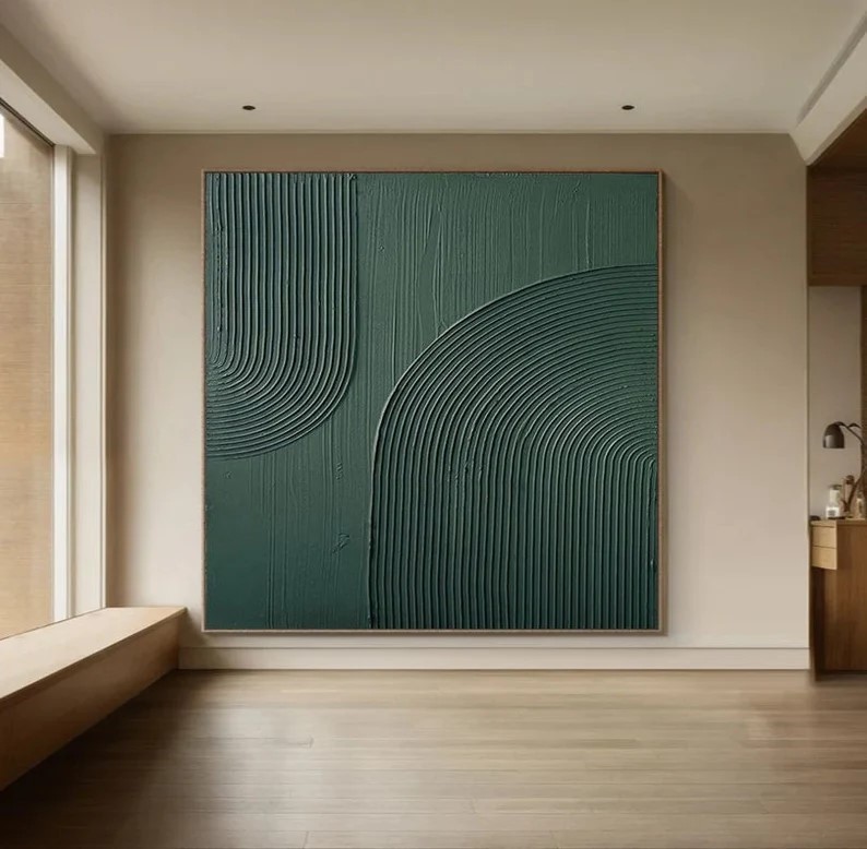 Green Canvas Art #ABSI29