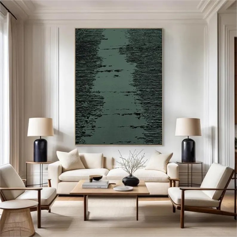 Green Abstract Art #ABSI32