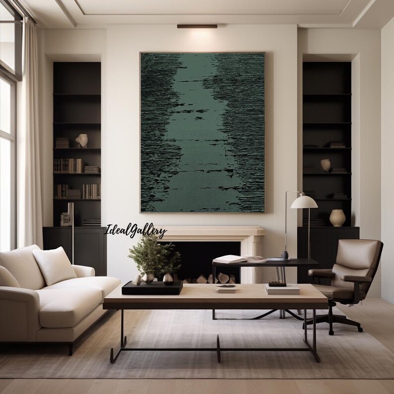 Green Abstract Art #ABSI32