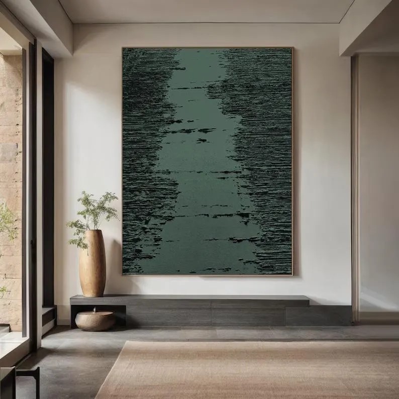 Green Abstract Art #ABSI32