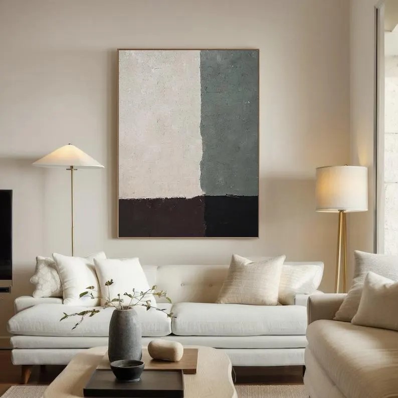 Green Minimalist Art #ABSI38