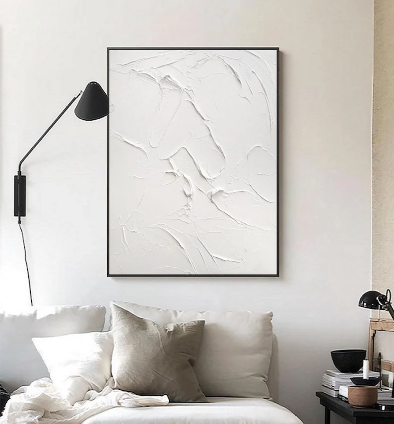 Textured White Art #ABSI43